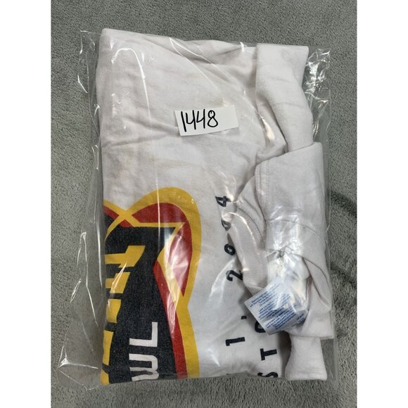 Gildan Super Bowl XXXVIII Commemorative Unisex XLT-Shirt 2004 Houston White - Picture 12 of 12